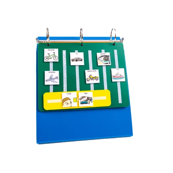 Transportation themed communication board.