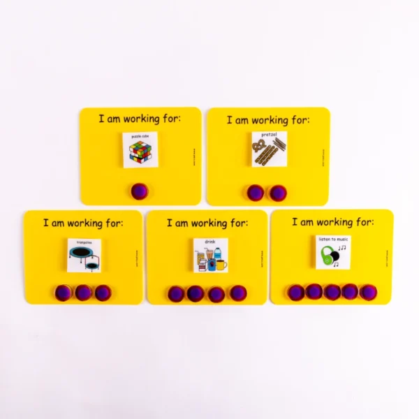 Reward chart, work tokens.