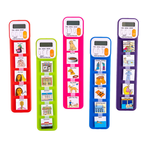 Timed activity mini schedule.