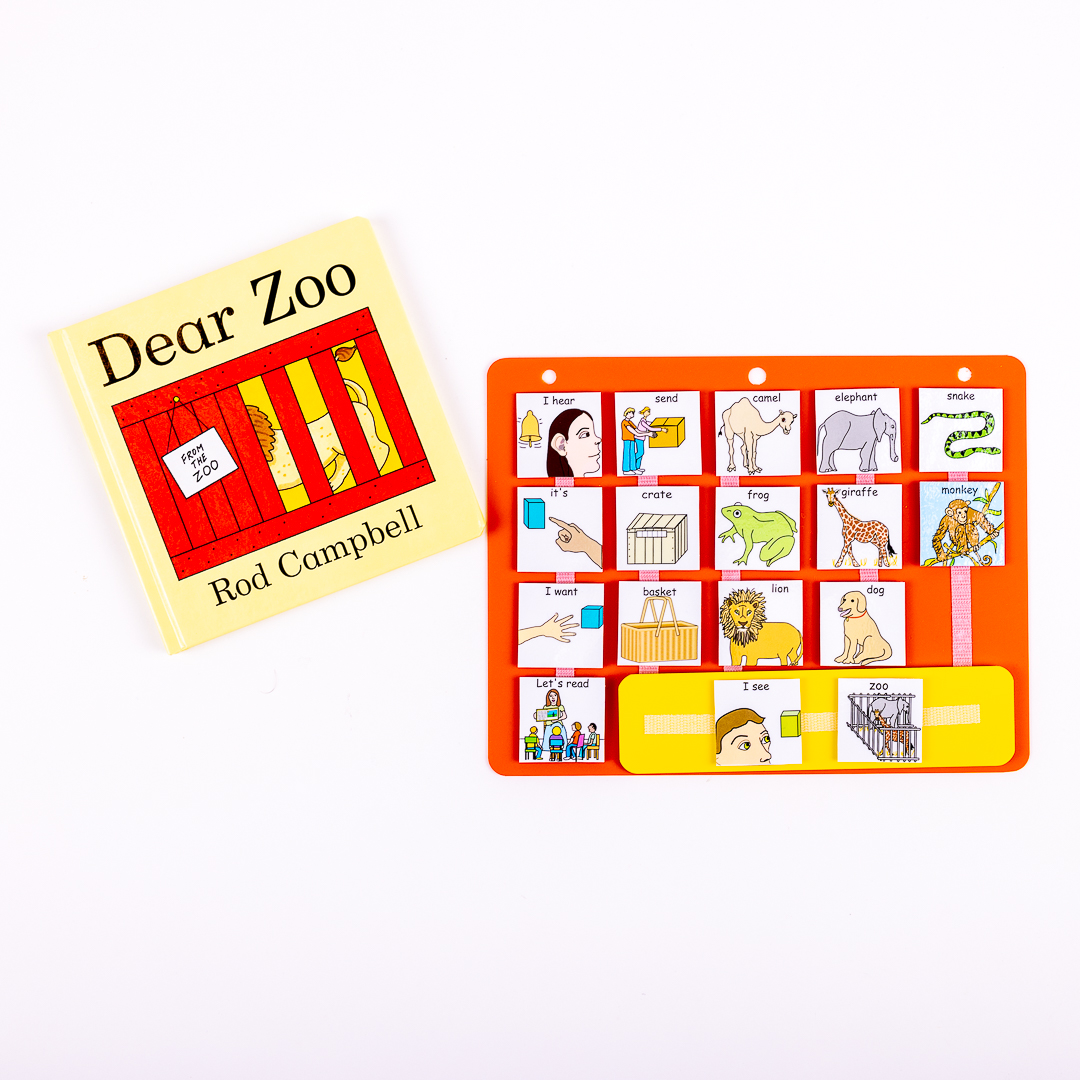 Zoo Story Book Activity-2700 Dear Zoo pictures and communication board.