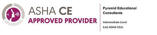 ASHA CE Approved Provider logo